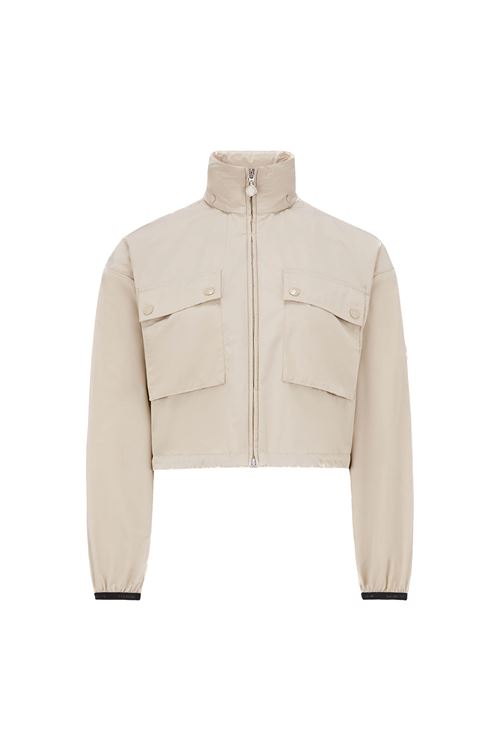 Moncler Giubbino Gers avorio trapuntato con logo H29541A00098 main image 1